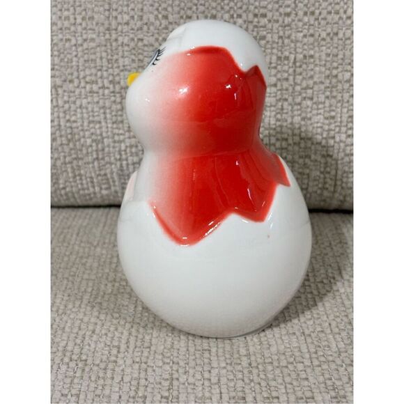 Target Bullseye Ceramic Easter Chick NWT White and Red Holiday Decor Bird - Picture 4 of 8